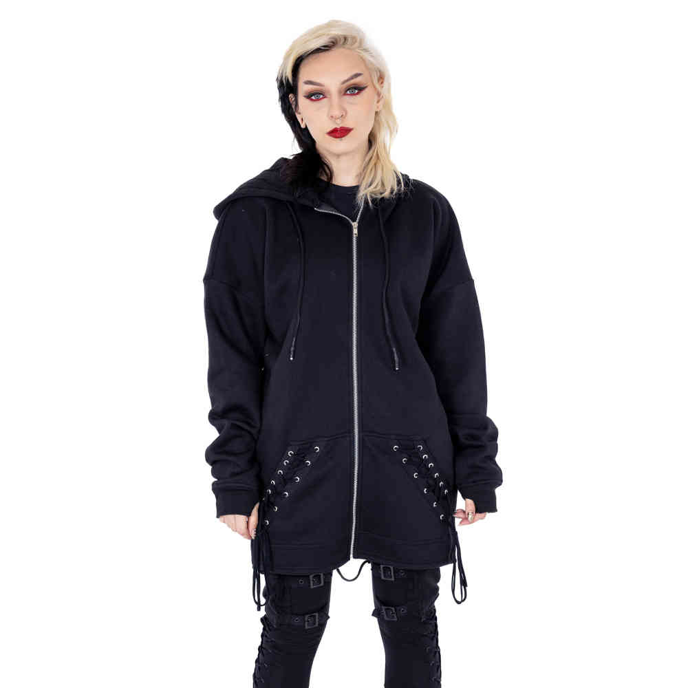 Vixxsin - Asmodeus Vest met capuchon - Zwart